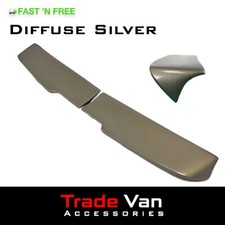 FORD TRANSIT CUSTOM DIFFUSED SILVER REAR SPOILER TWIN DOOR TOURNEO 2018-23