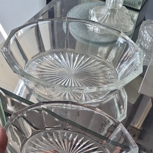 Clear glass octagonal - 2,