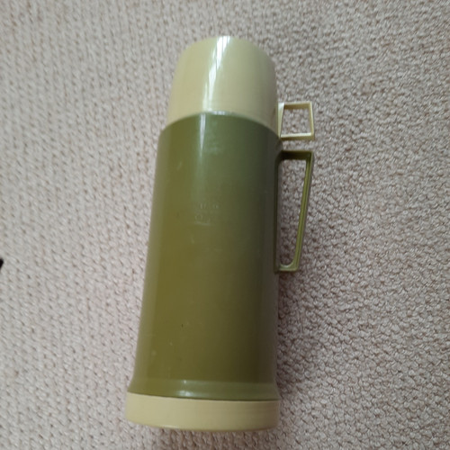 Vintage thermos vacuum flask - vintage,