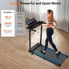 Treadmill Electric Built-in heart rate sensing Foldable Running Machine Home UK