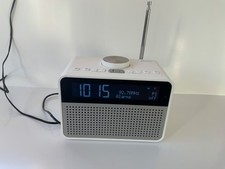 John Lewis White Astro Clock