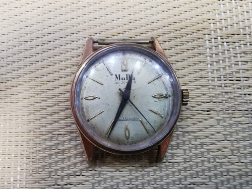 Vintage rare gold plated - plated, swiss