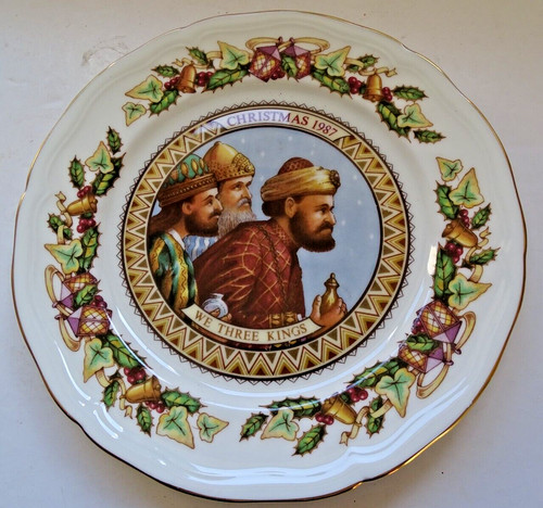 Aynsley plate christmas 1987 - aynsley,