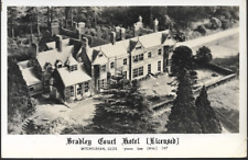Mitcheldean, Gloucestershire - Bradley Court Hotel from air, RP postcard c.1960s