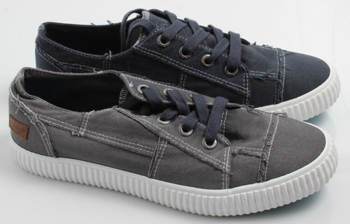 Blowfish canvas navy trainers - canvas,