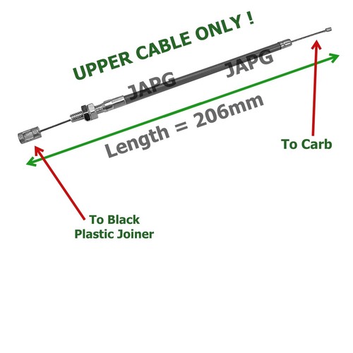Upper throttle cable kawasaki - upper,