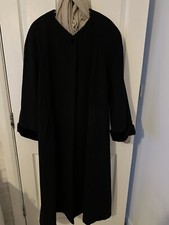 Marks And Spencer Angora Wool Long Over Coat 16 18