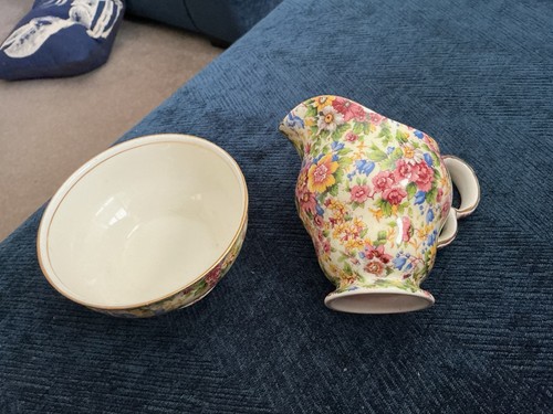 Royal winton sugar bowl - sugar, and