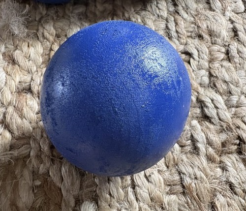 Individual blue vintage wooden - individual,