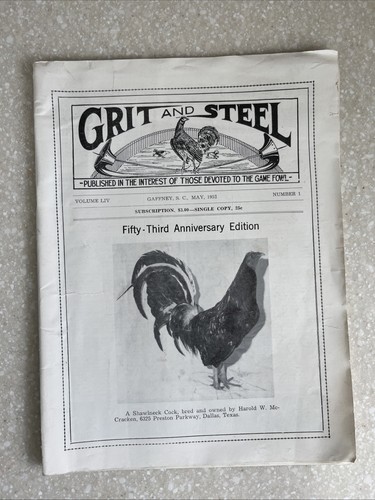Vtg grit and steel magazine - steel,