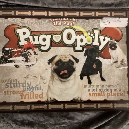 Pug opoly board game late - pug-opoly,
