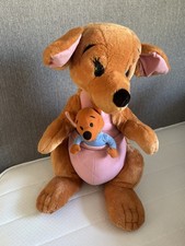 Kanga and Roo Winnie The Pooh Jumbo 21" Large Plush Vintage Disney
