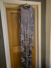 Boohoo Demask Sequin Column