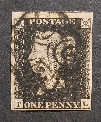 Penny black 1840 - stamp, qv