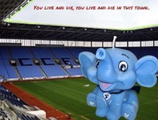 Coventry City Candle Mascot