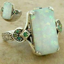 Size 5-11 Fire Opal Ring