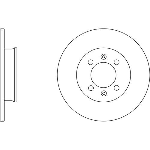 Brake discs solid - brake,