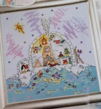 Northern Lights, Colourful Eskimo Themed Cross Stitch Chart