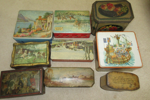 Biscuit tin box storage - biscuit,
