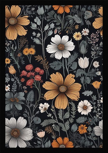 Wildflowers art beautiful - wildflowers,
