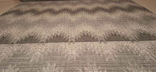 Stylish grey and white chevron - white,