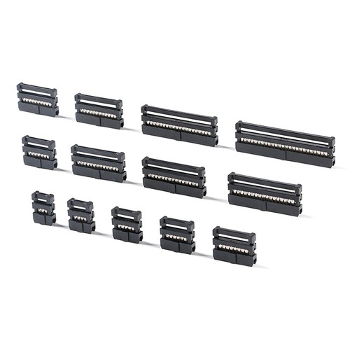 Idc socket plug ribbon - socket,