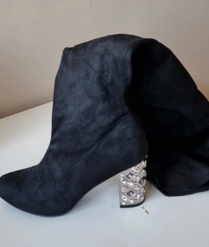 Bnwt black over the knee - black,