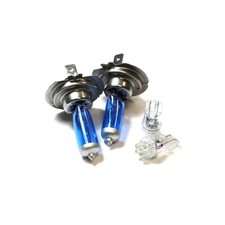 Vauxhall Vectra MK2/C H7 501 100w Super White Xenon Low/LED Side Light Bulbs Set