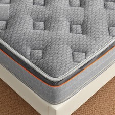 10 Inch Luxury Memory Foam Mattress 9-Zone Support Pocket Springs Mattress Bed 