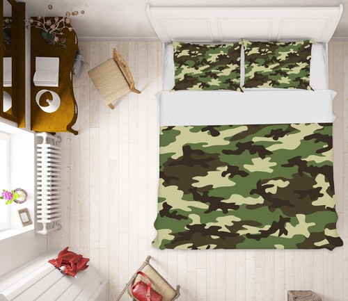 Camouflage style ker517 bed - 3d,