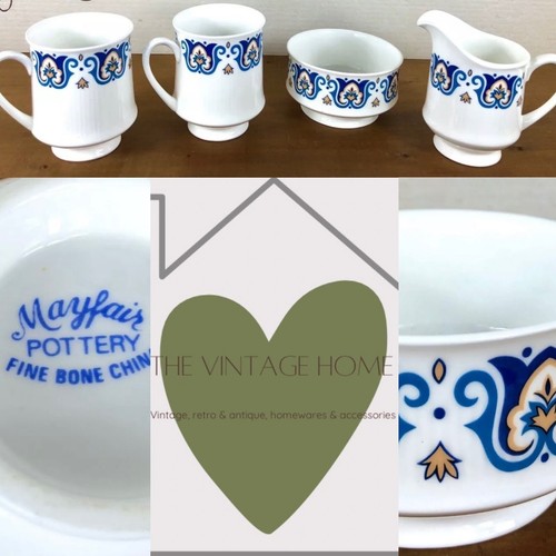 Mayfair pottery floral retro - mayfair,