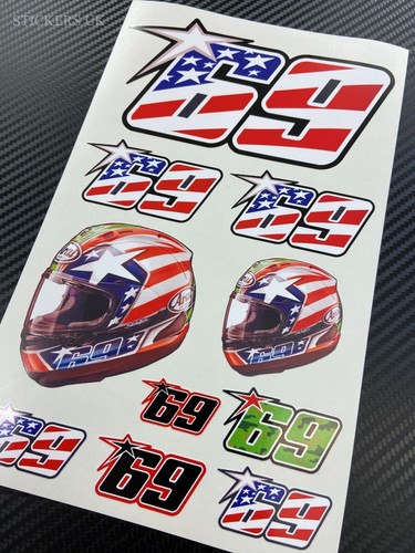 Nicky hayden stickers set - 69,
