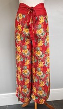 Plus Size Tie Wrap Palazzo