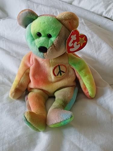 Beanie baby peace in - "peace",