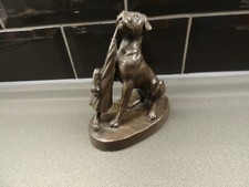 Cold Cast Bronze  Boxer dog