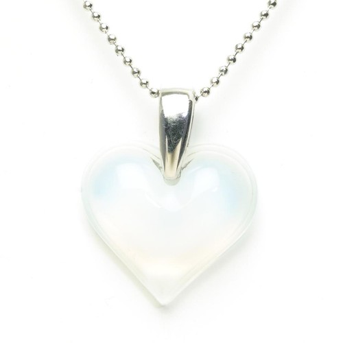 Lalique heart necklace pendant - heart,