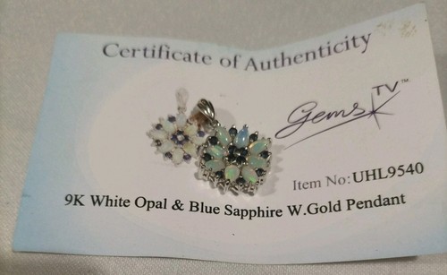 Gorgeous 9kwhite gold opal - gold, &