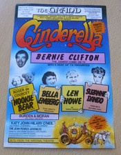 Bernie Clifton Nookie Bear Bella Emberg Dando Leeds Theatre Panto Flyer 1985