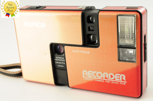Konica recorder red 35mm - konica,