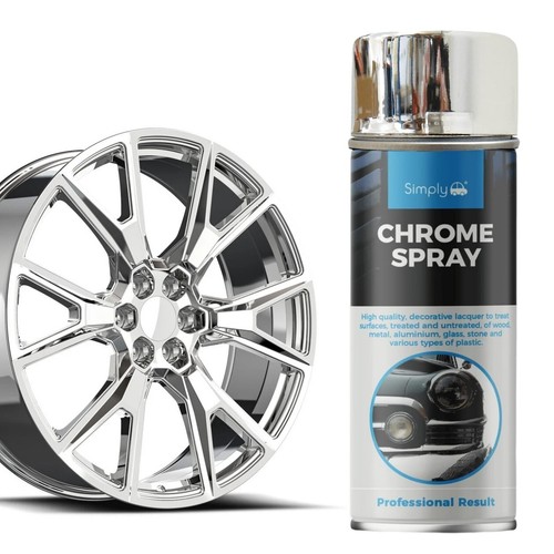 Metallic chrome glossy - metallic, wheel