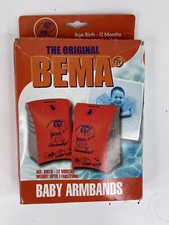 Bema Armbands for Swimming For Baby- Orange Age Birth - 1 year Up To 24lbs