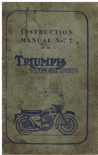 Triumph tiger cub - cub, &