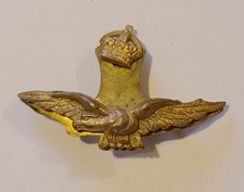 Rare WW1 1918 Issue Royal Air Force RAF Officers Gilt Cuff Eagle