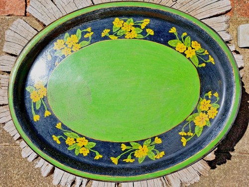 Vintage serving tea tray - vintage,