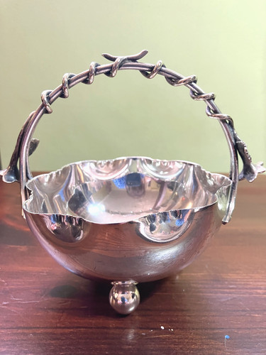 Silver plated epns floral - silver,