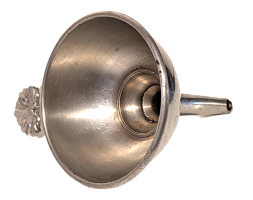 French wine funnel - wine, pewter