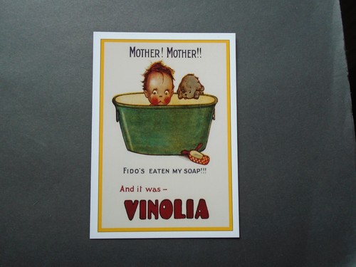 Repro card vinolia - ad, card: