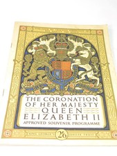 COLLECTABLE ROYAL MEMORABILIA Programme Coronation of Queen Elizabeth II 1953