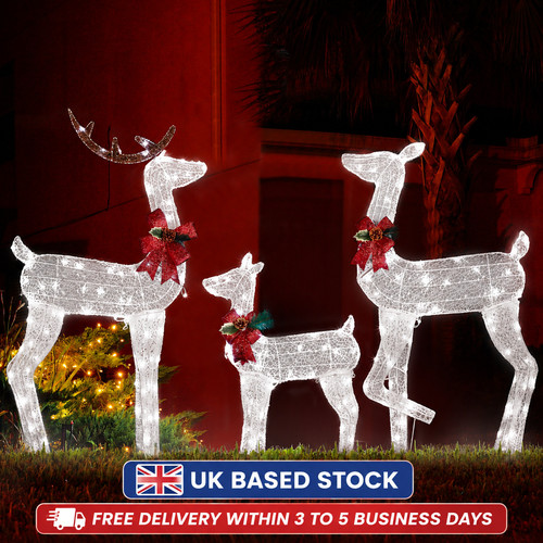 Pcs led christmas reindeer - pcs,