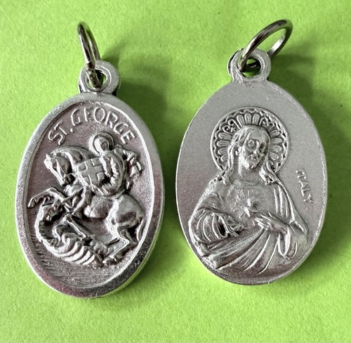 George silver pendant 25mm - st.,